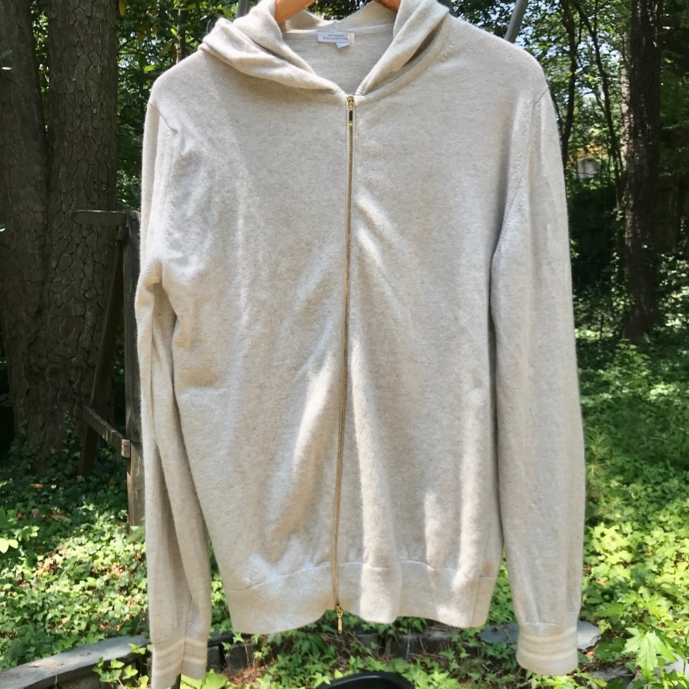 Ballantyne Scotland Cashmere Zip Hoodie